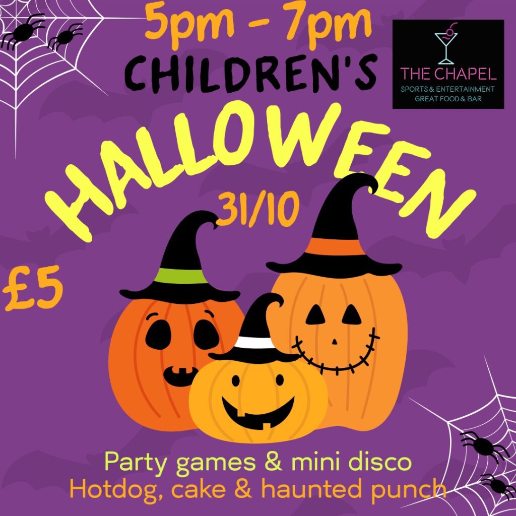 Children’s Halloween Party & Mini Disco