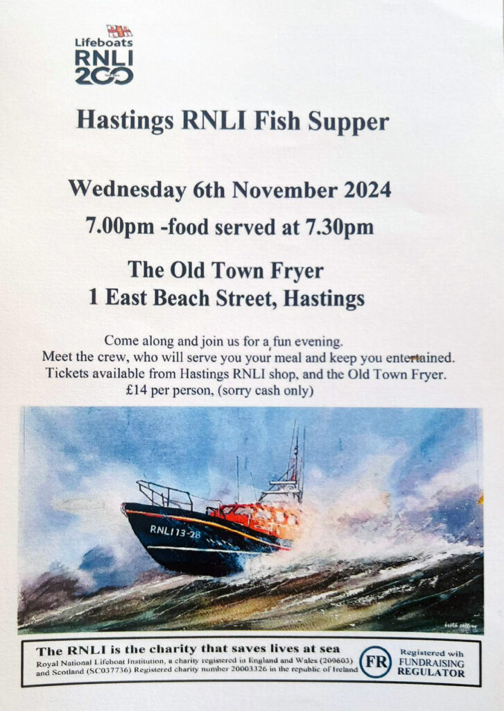 Hastings RNLI Fish Supper