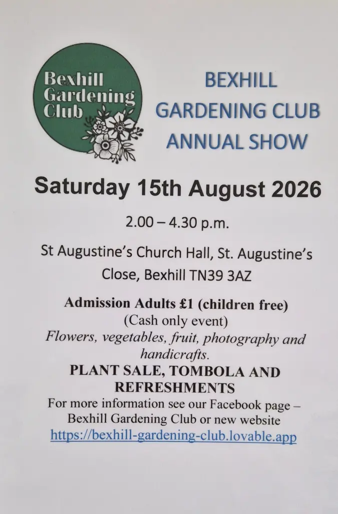 Bexhill Gardening Club Annual Show