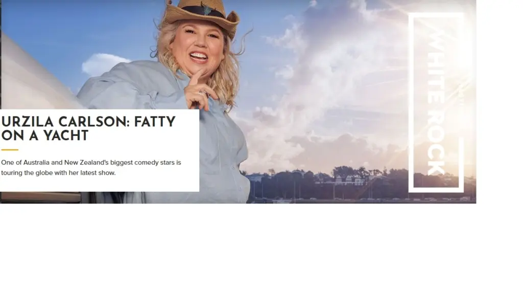 Urzila Carlson: Fatty on a Yacht
